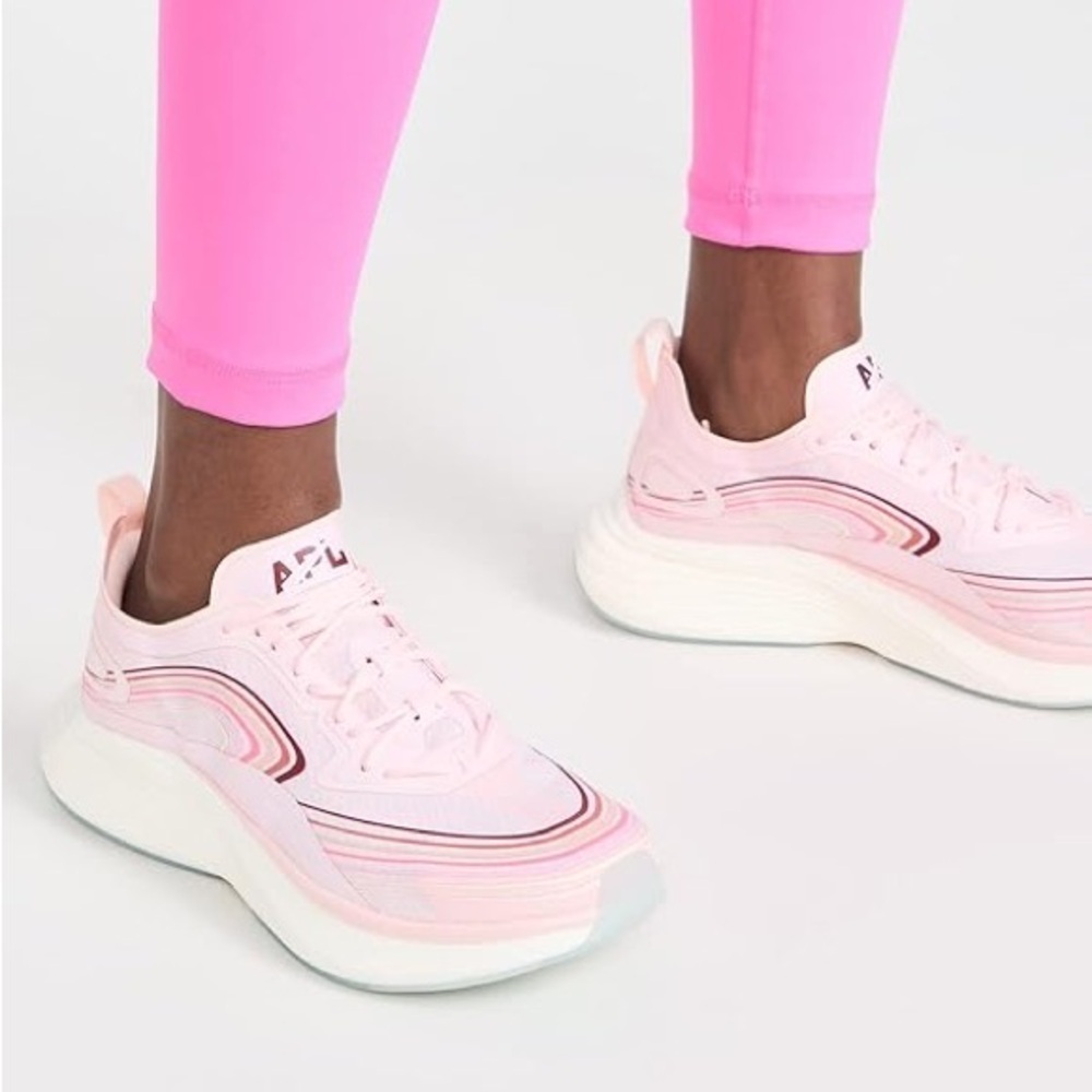 APL Women's Streamline Pink/Burgundy Sneakers - Picture 3 of 11